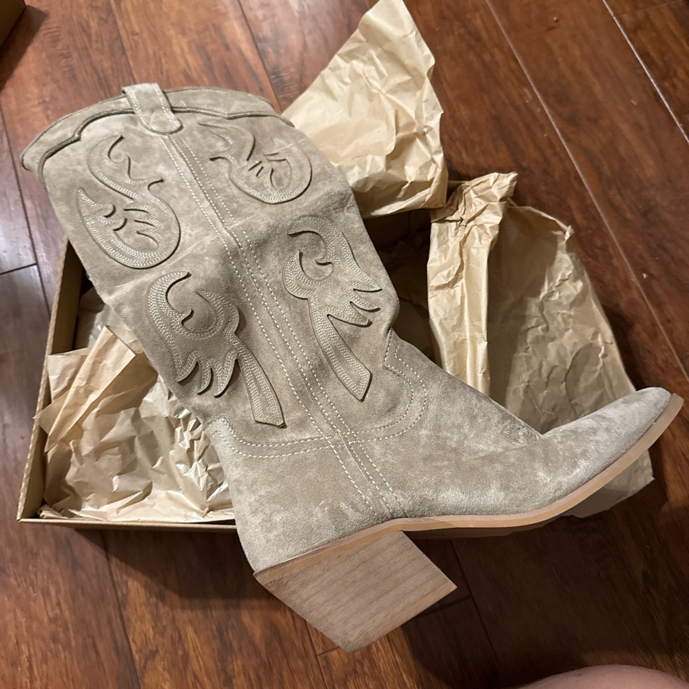taupe boots